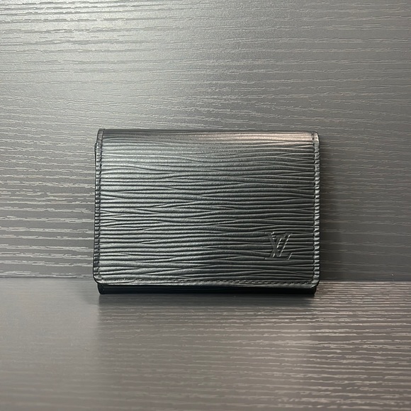 Louis Vuitton Handbags - New in Box Louis Vuitton Black Epi Leather Noir Business Credit Card Card Holder